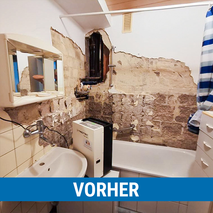 IPEK Sanierung GmbH, Schadensanierung, Wasserschaden vorher