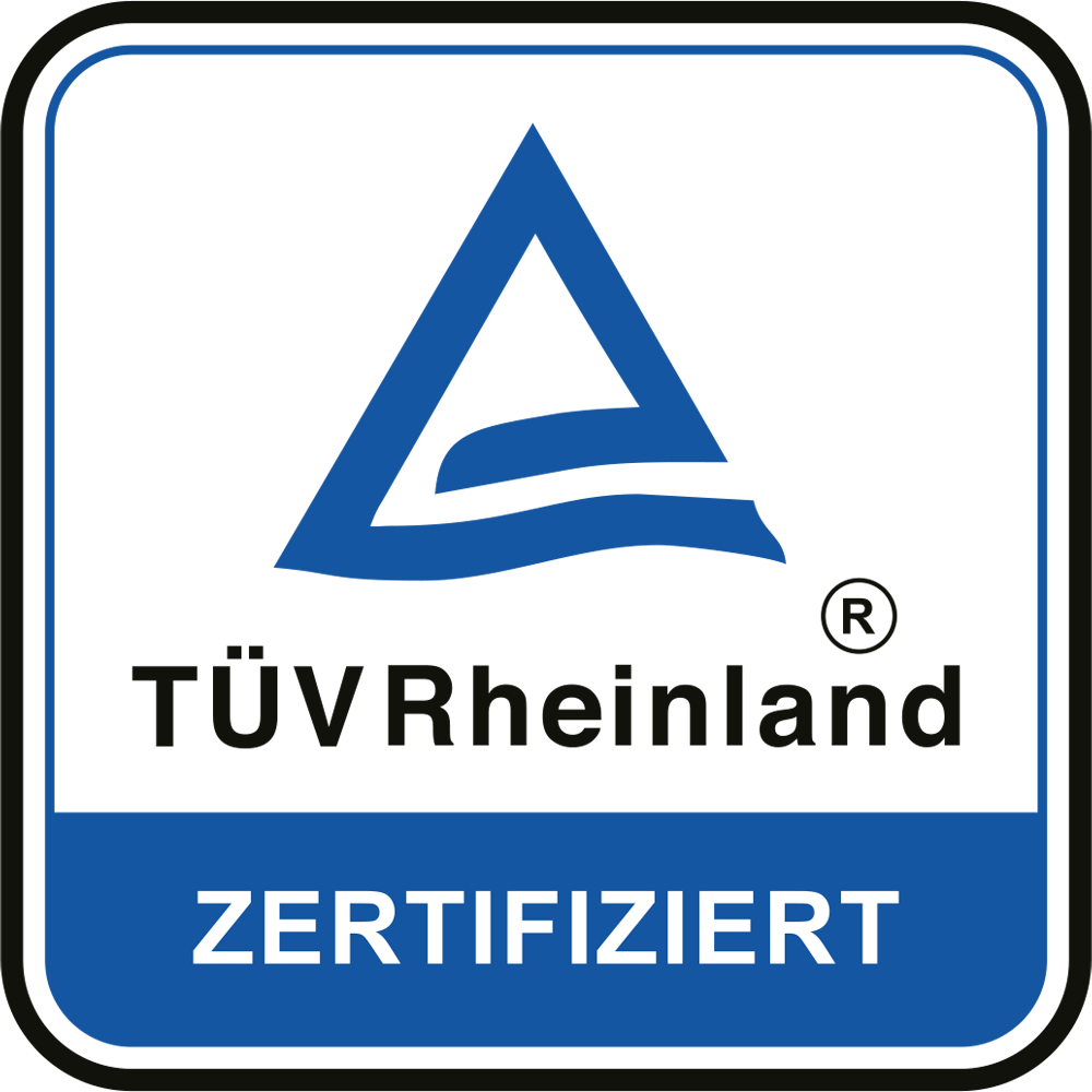 IPEK Sanierung GmbH, Zertifikat, TÜV Rheinland, weißer Grund
